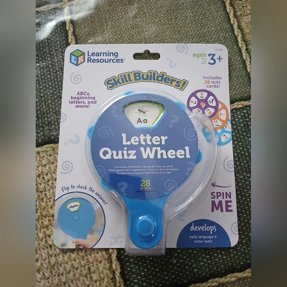 Blue Letter Quiz Wheel
